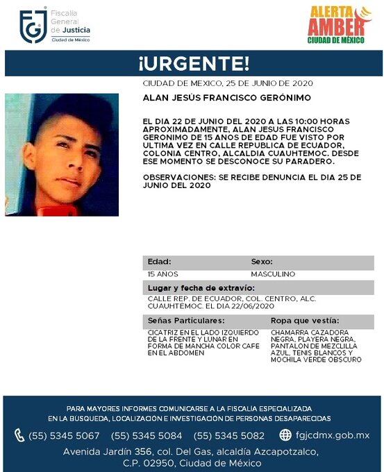 Ficha de búsqueda de Alan.