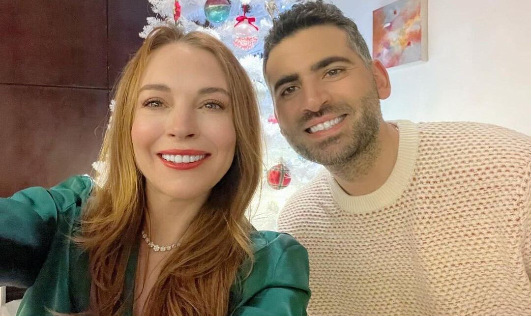 Lindsay Lohan con su esposo Bader Shammas
