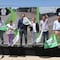 Ricardo Gallardo, gobernador de San Luis Potosí, arranca pavimentación del camino de Dulce Grande a Noria del Gato