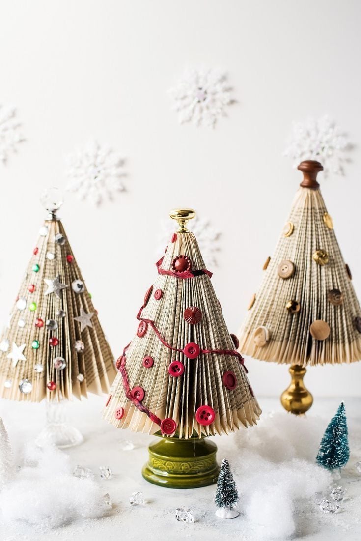 Árbol de Navidad con libros: 7 ideas de Pinterest para darle una segunda vida a esa novela