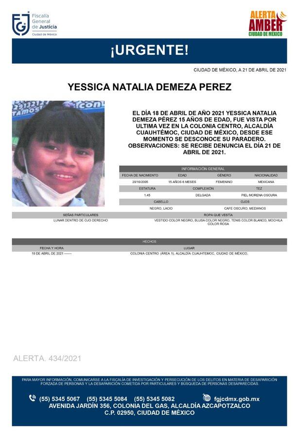 Ficha de búsqueda de Yessica