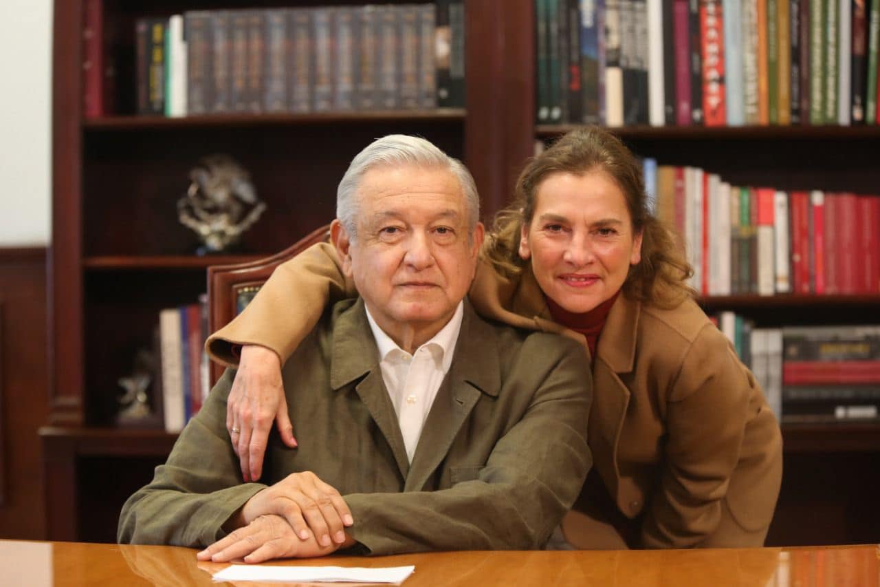 Beatriz Gutiérrez y AMLO