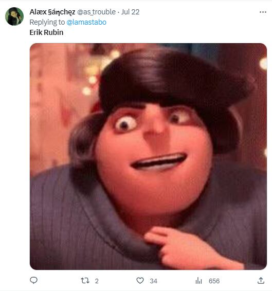 Memes por la peluca de Erik Rubín