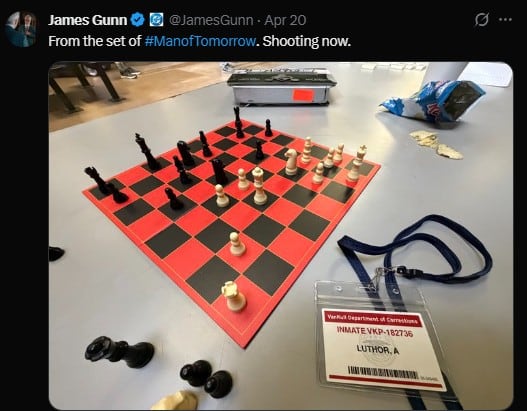 James Gunn inicia rodaje de la nueva película de Superman