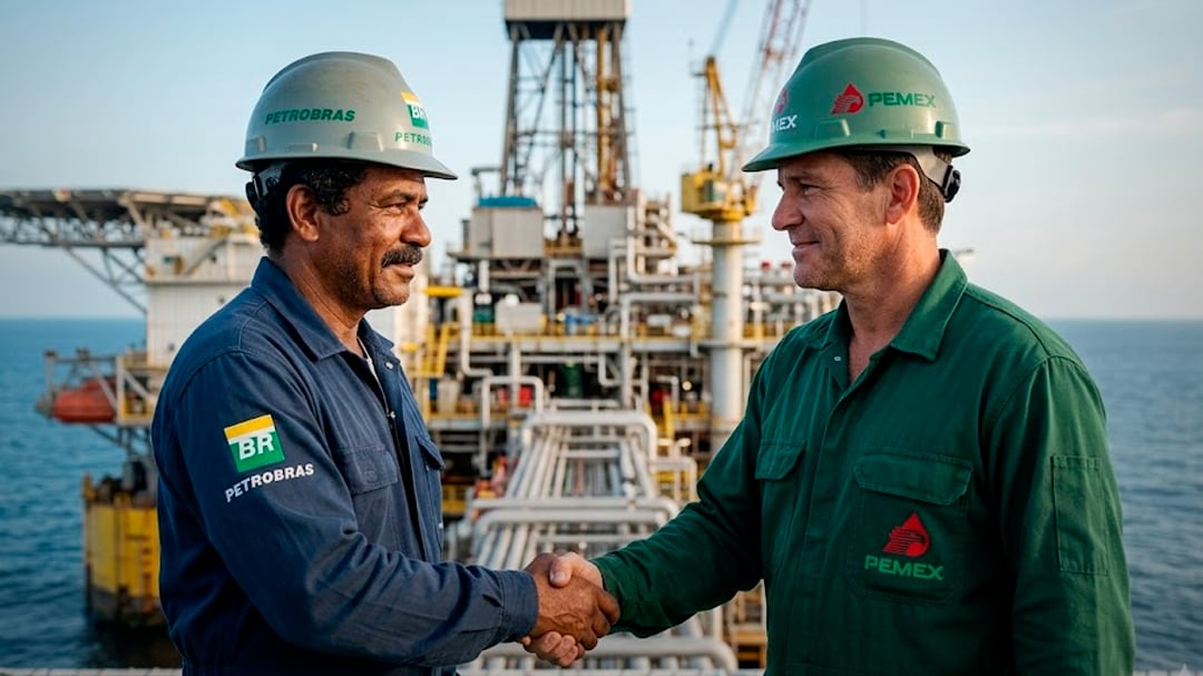 Pemex busca impulsar exploración energética junto a Petrobras, revela Sheinbaum