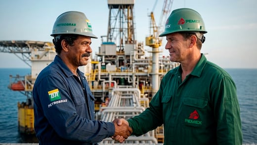 Pemex busca impulsar exploración energética junto a Petrobras, revela Sheinbaum