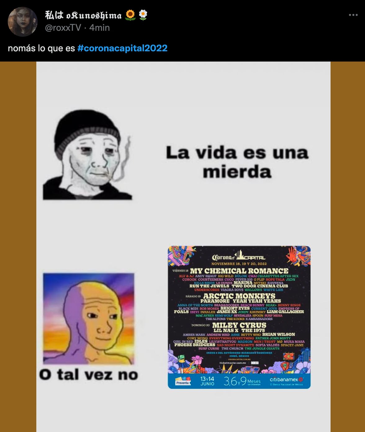 Memes Corona Capital 2022
