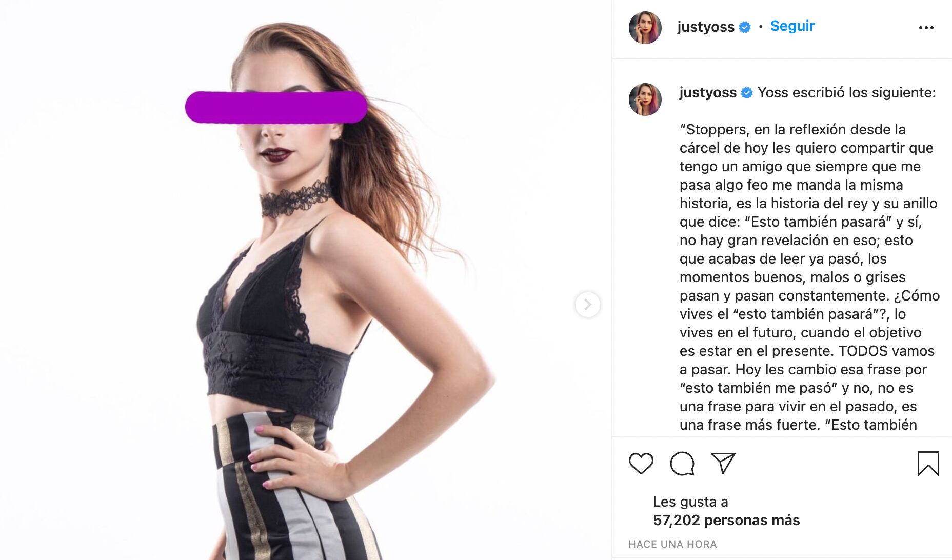 Desde la cárcel, YosStop invita a vivir el presente