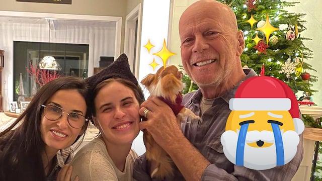 Bruce Willis, Demi Moore y una de sus hijas adelantaron la Navidad 2022