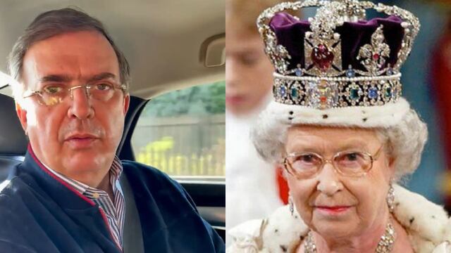 Marcelo Ebrard / reina Isabel II