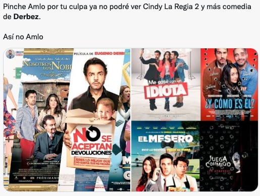 Usuarios se quejan que Omar Chaparro y Eugenio Derbez "destruyeron" el cine mexicano