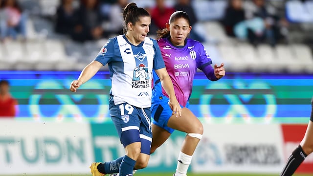 Pachuca vs Rayadas en la Liga MX Femenil.
