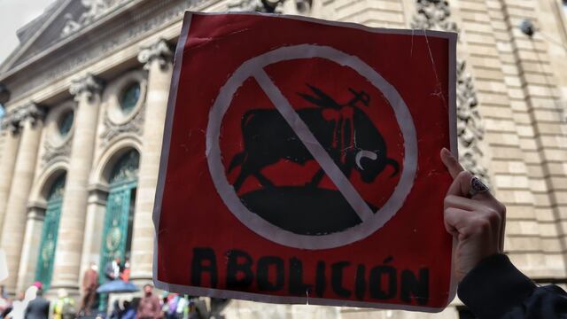 Protesta contra la tauromaquia