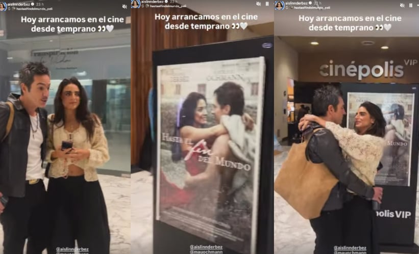 Aislinn Derbez y Mauricio Ochmann promocionan su nueva película