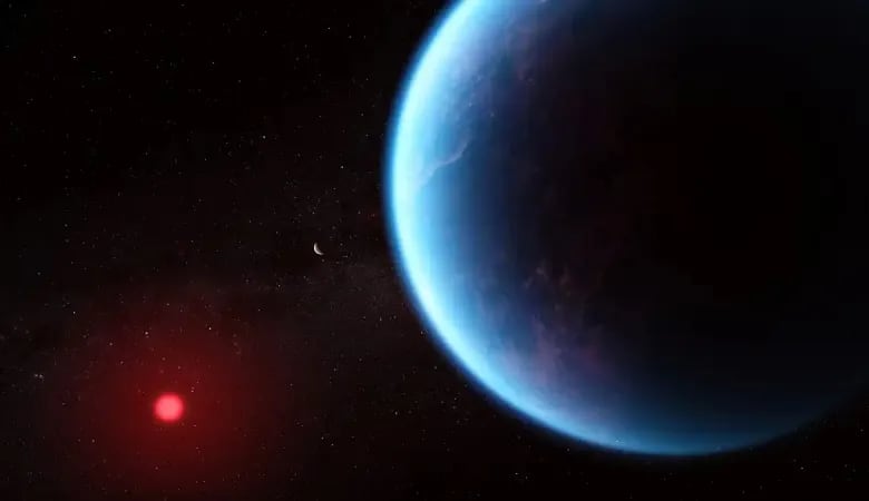 Mundo acuático K2-18 b