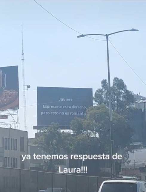 Respuesta de Laura a los carteles