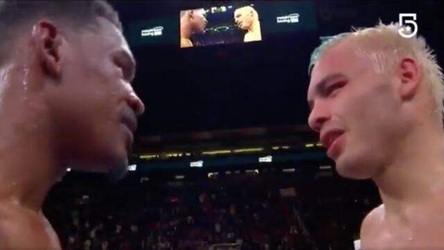 Julio César Chávez Jr ya no salió para el sexto round ante Jacobs