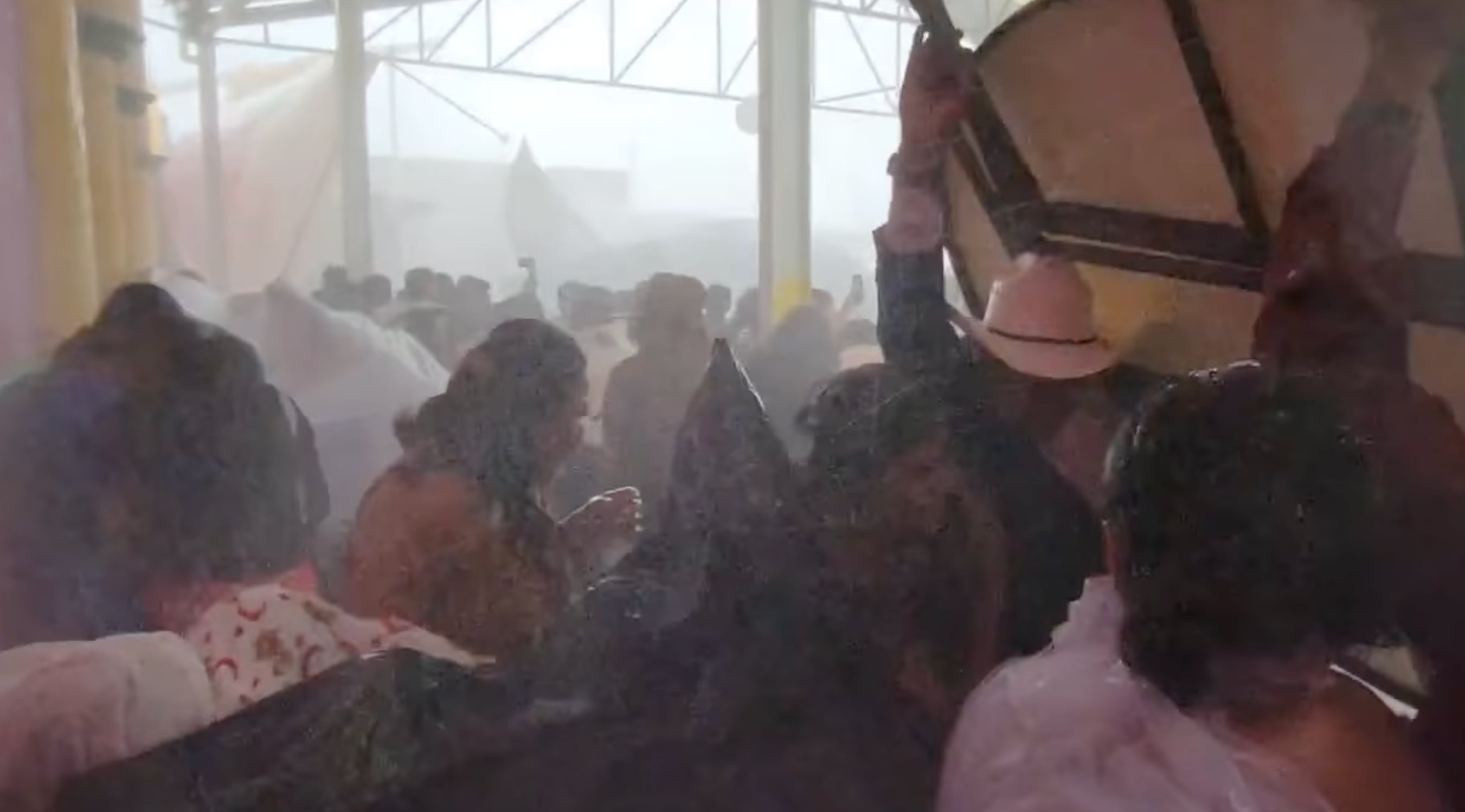 Granizada arruina fiestas en Irapuato