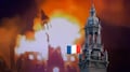 Así se derrumbó el campanario del Ayuntamiento de Limoges en Francia