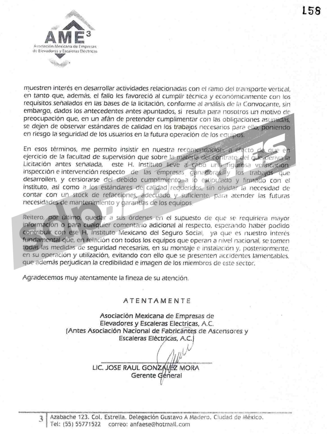 Carta a Mikel Arriola