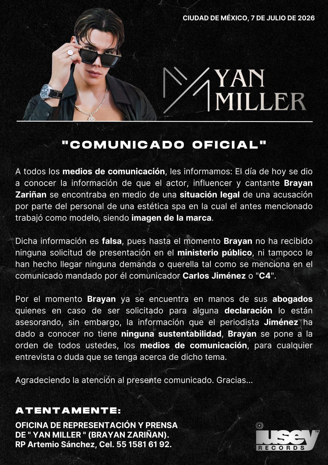 Influencer Brayan Zariñán es señalado por presunto abuso sexual