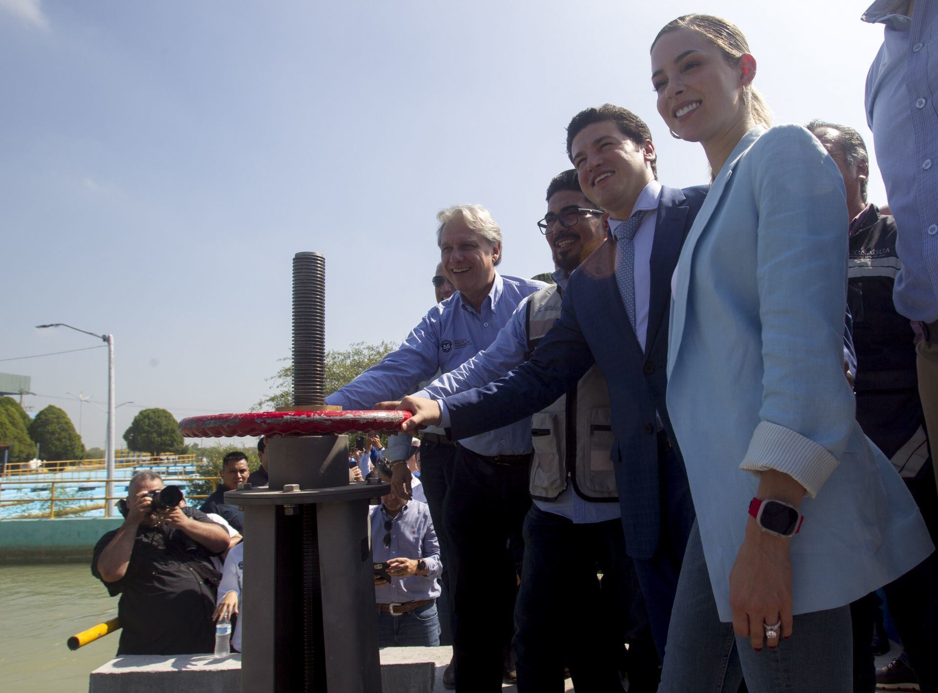 Las primeras aportaciones de agua de la presa El Cuchillo II, llegan al área metropolitana de Monterrey