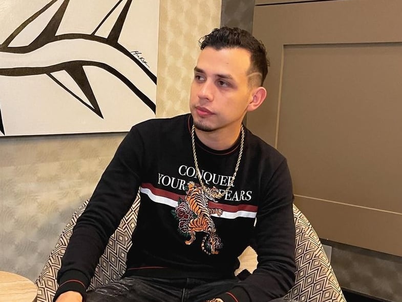 Carlos Parra con su hermano Christian Parra.