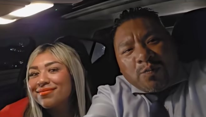 Juan Hernández y esposa