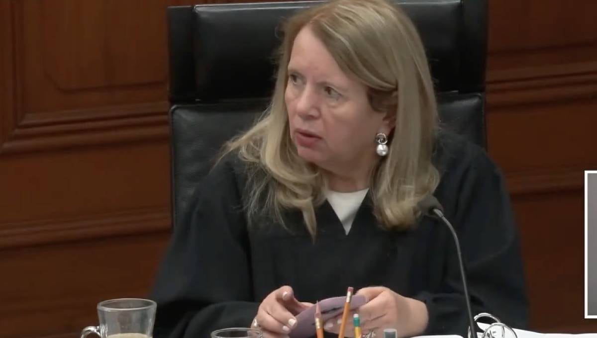 Incómodo momento de Loretta Ortiz en sesión de la SCJN