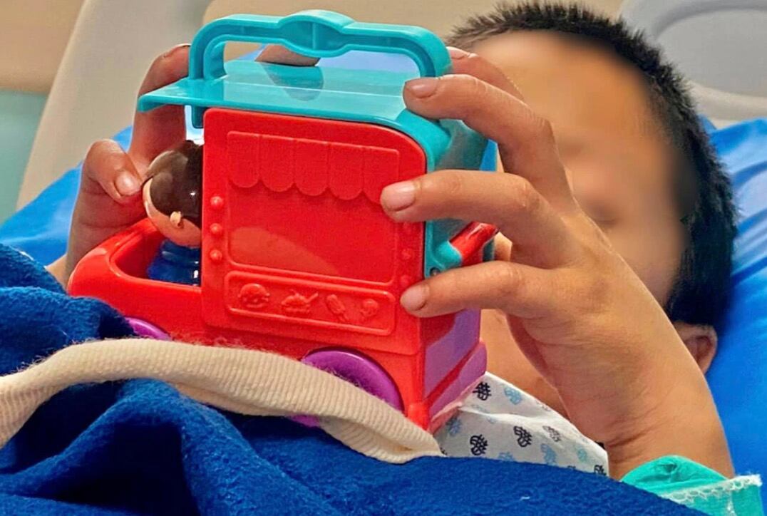 Niño que comió pan envenenado en Veracruz/Facebook