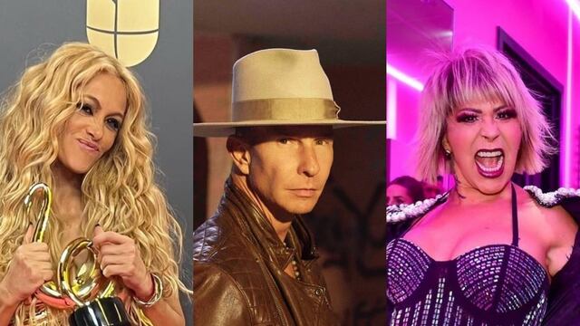 Paulina Rubio, Erik Rubín y Alejandra Guzmán.