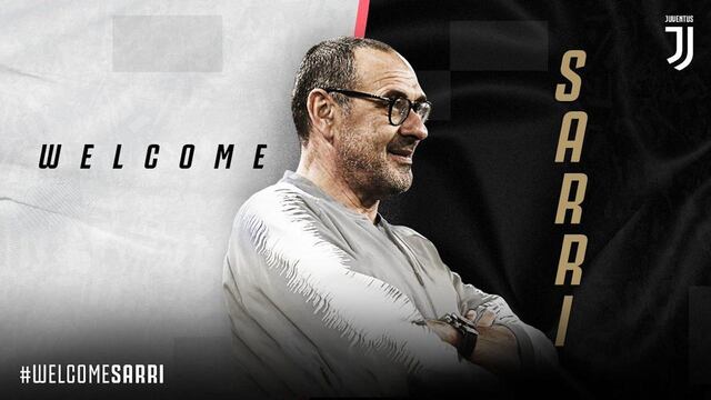 Sarri fue anunciado por la Juventus