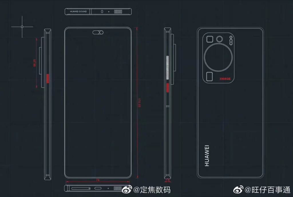 Diseño Huawei P60 Pro