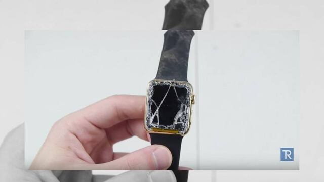 ¡Ouch! Destrozan Apple Watch de oro con 2 imanes (VIDEO)