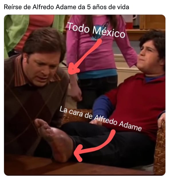 Meme de Alfredo Adame