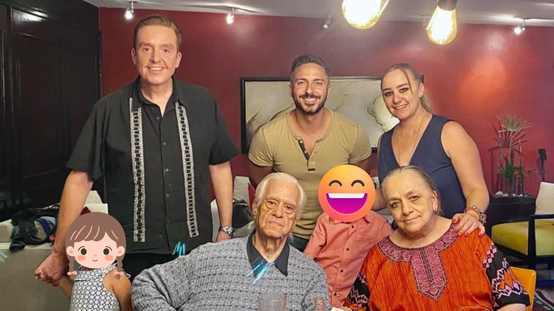 Daniel Bisogno con su familia