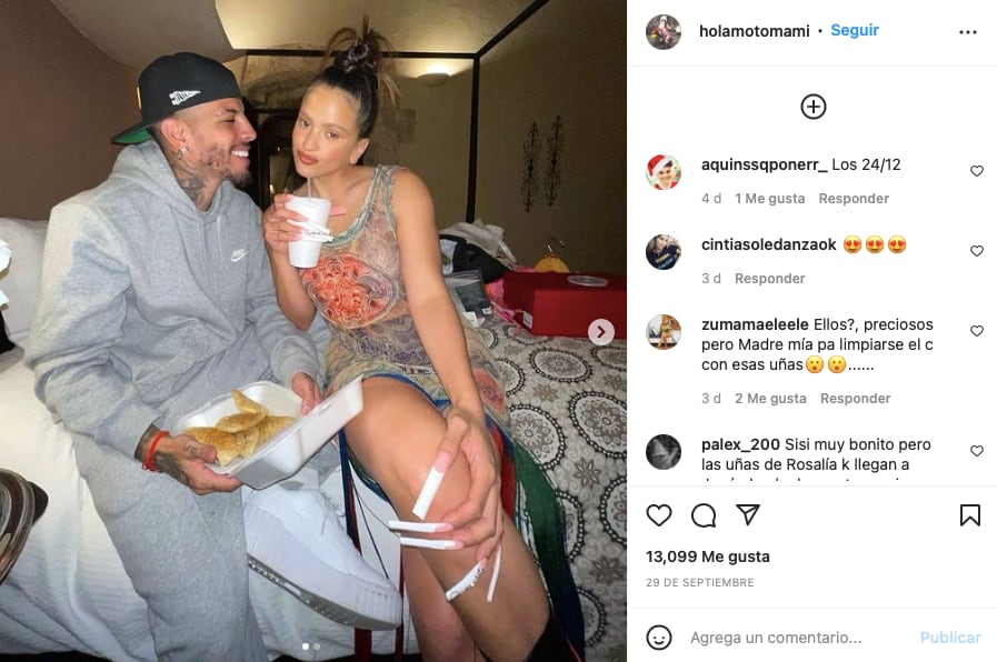 Rosalía y Rauw Alejando