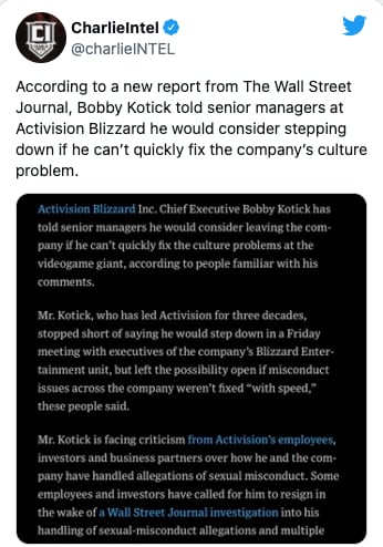 Bobby Kotick Activision Blizzard