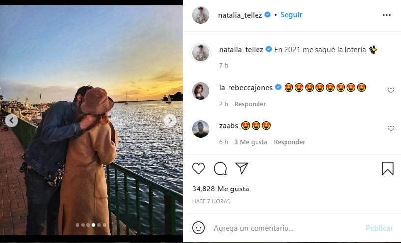 Natalia Téllez presume viaje con su novio Antonio Zabala