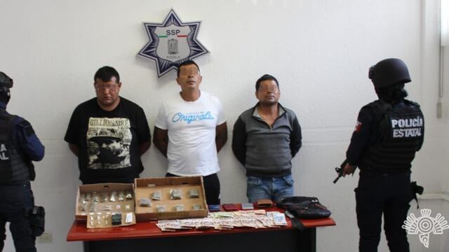 Uno de los lugartenientes de “El Negro” y dos de sus cómplices.