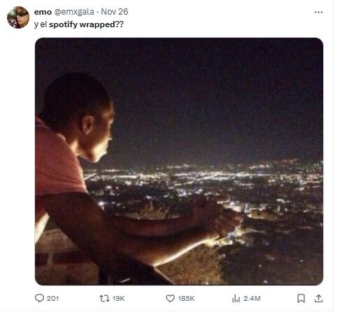 Memes del Spotify Wrapped 2024