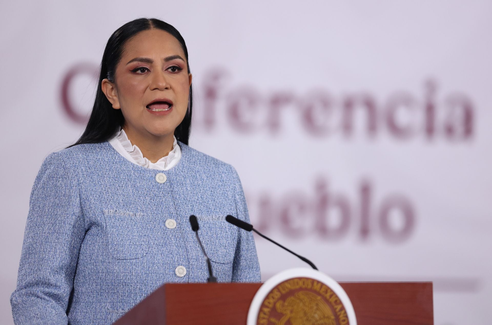 Ariadna Montiel Reyes, dirigente nacional de Morena.