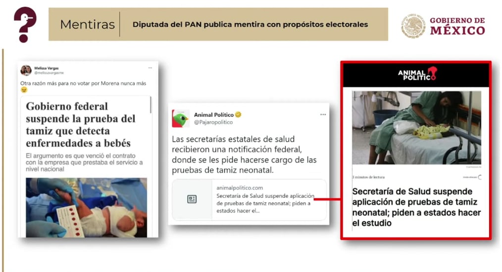 Quién es quién en las mentiras de la semana, mañanera 1 de febrero