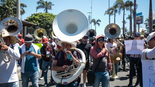 Música de Banda en playas de Mazatlán