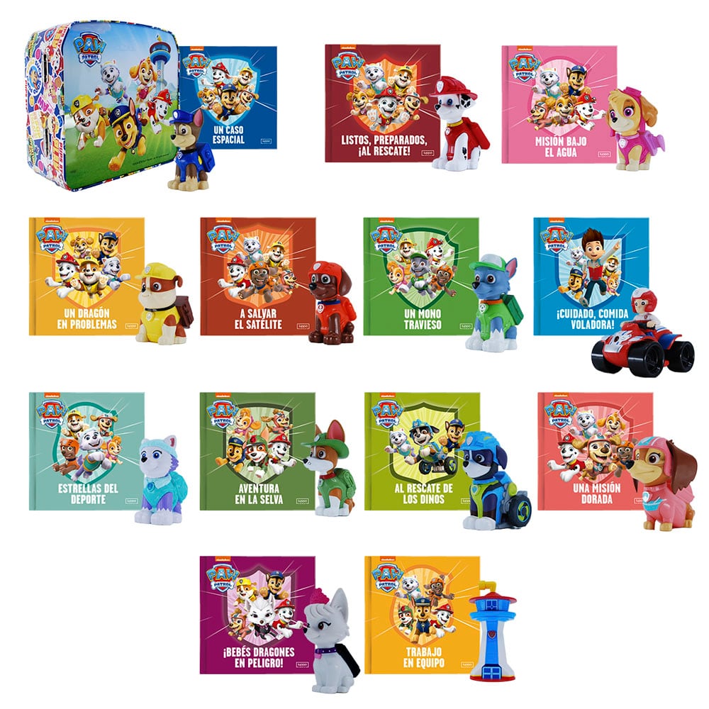 Colección de libros de Paw Patrol de Madre Editorial