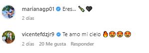 Mariana González se manda mensajes amorosos con Vicente Fernández Jr.