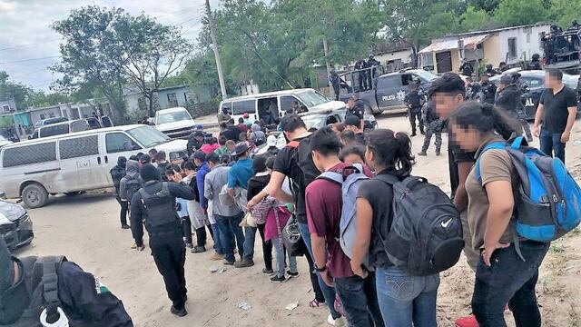 Migrantes en Tamaulipas. Más de 2 mil.