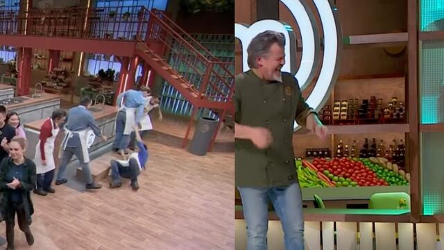 Bárbara Torres se cayó y el chef Poncho Cadena no paró de reír