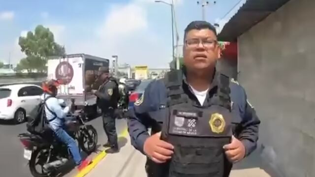 Lo grabaron pidiendo mordida a un motociclista y el video ya es público