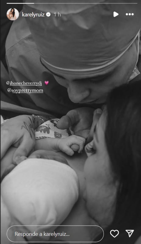 Karely Ruiz ya es madre